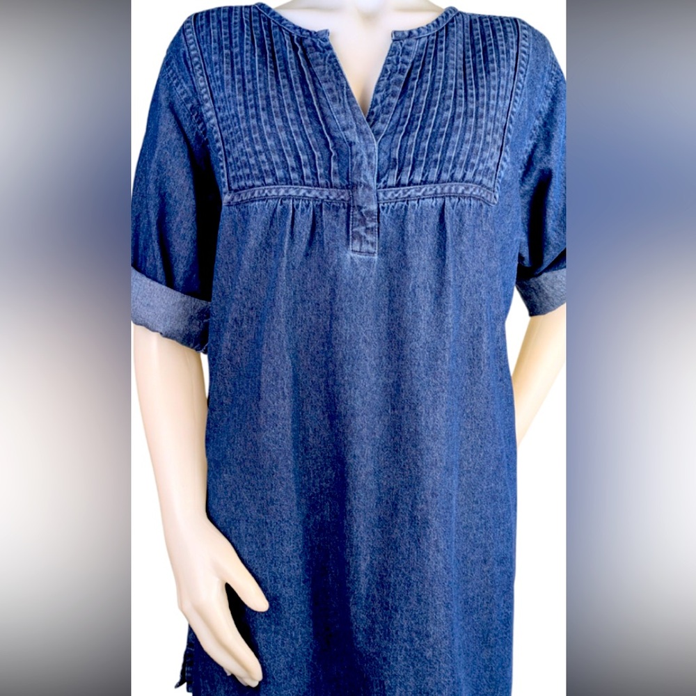 VERMONT COUNTRY STORE DENIM DRESS